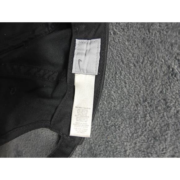 Vintage Y2K Nike Gray Tag Black Pink Lettering Adjustable Strap Dad Hat Cap - Picture 5 of 6